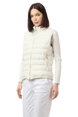 VEST WITH KNITTED COLLAR