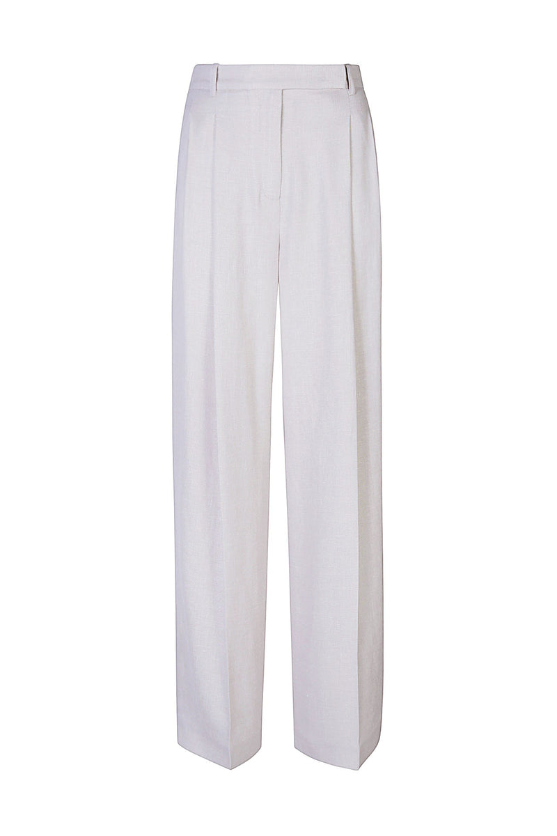 PANTALONE LINO LANA SETA