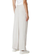 PANTALONE LINO LANA SETA