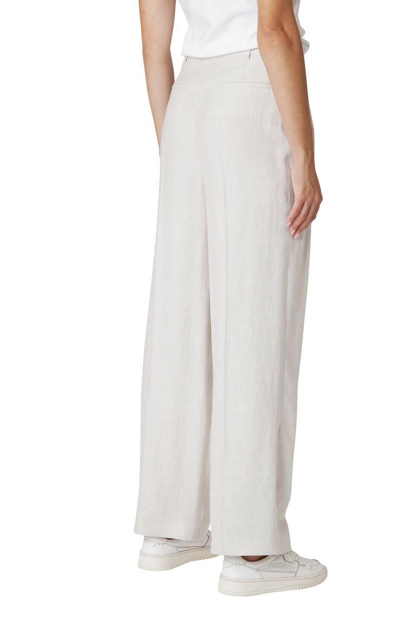 PANTALONE LINO LANA SETA