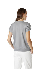 MAGLIA SMANICATA LANA MERINOS CON TIPPING