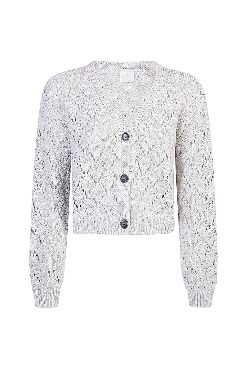 CARDIGAN METALLIZZATO