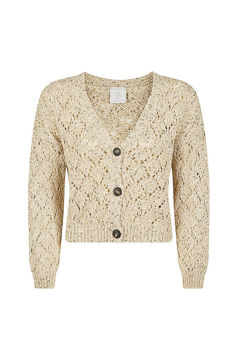 CARDIGAN METALLIZZATO