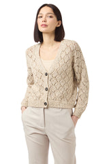 CARDIGAN METALLIZZATO