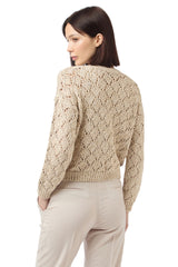 CARDIGAN METALLIZZATO