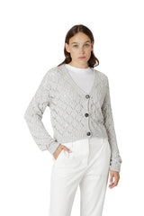 CARDIGAN METALLIZZATO