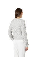 CARDIGAN METALLIZZATO