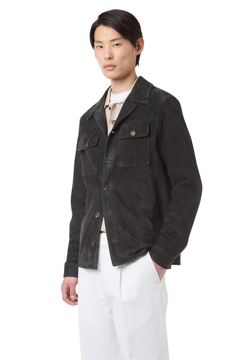 Resinato suede jacket