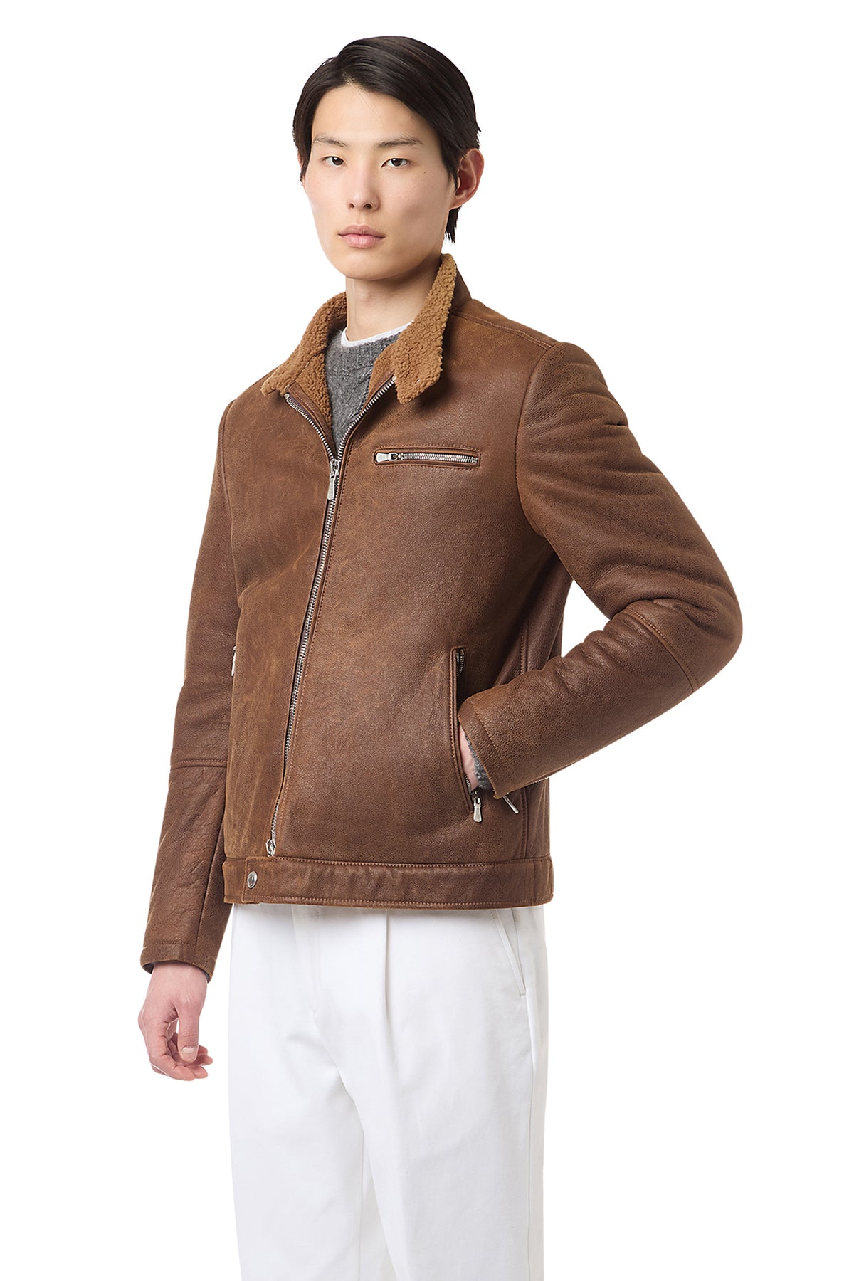 Shearling jacket – Eleventy Milano