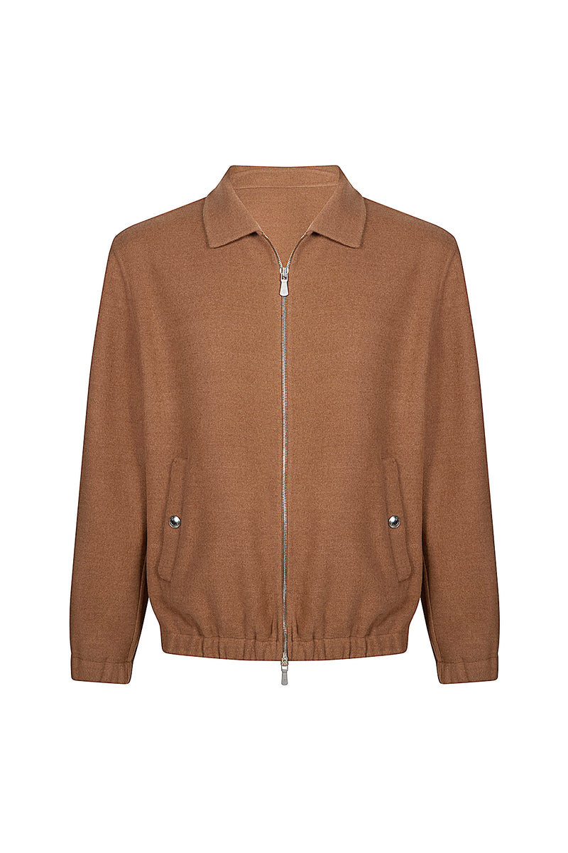 BOMBER FULL ZIP LANA 14 MICRON