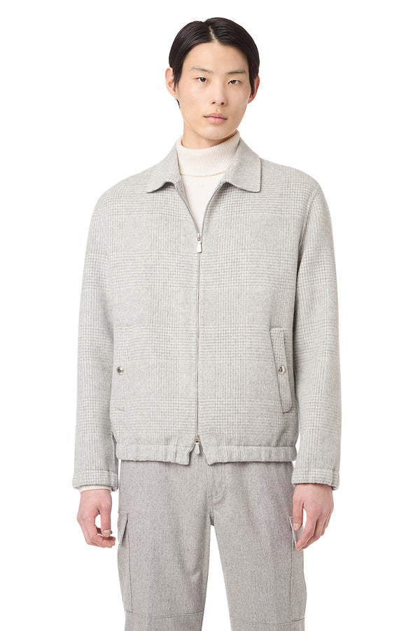Bomber full zip wool wool Wales