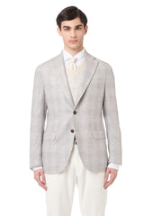GIACCA MONOPETTO SETA CASHMERE
