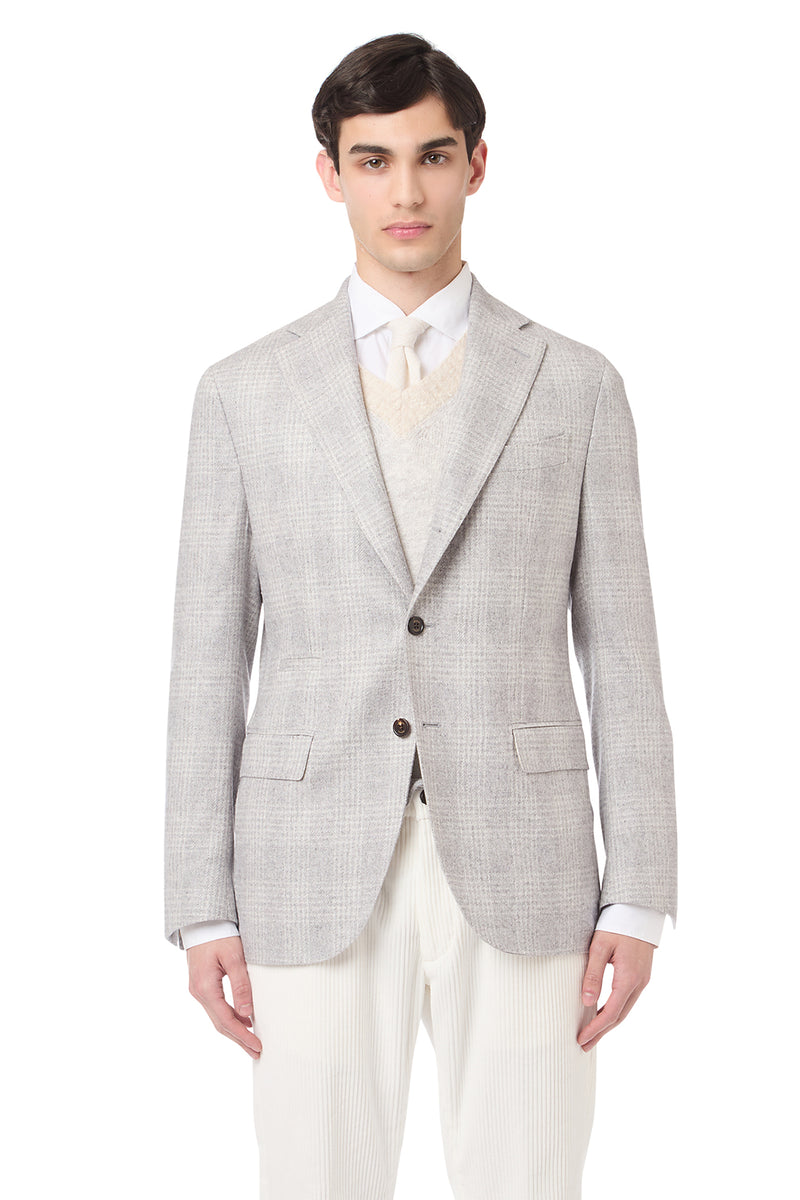 GIACCA MONOPETTO SETA CASHMERE