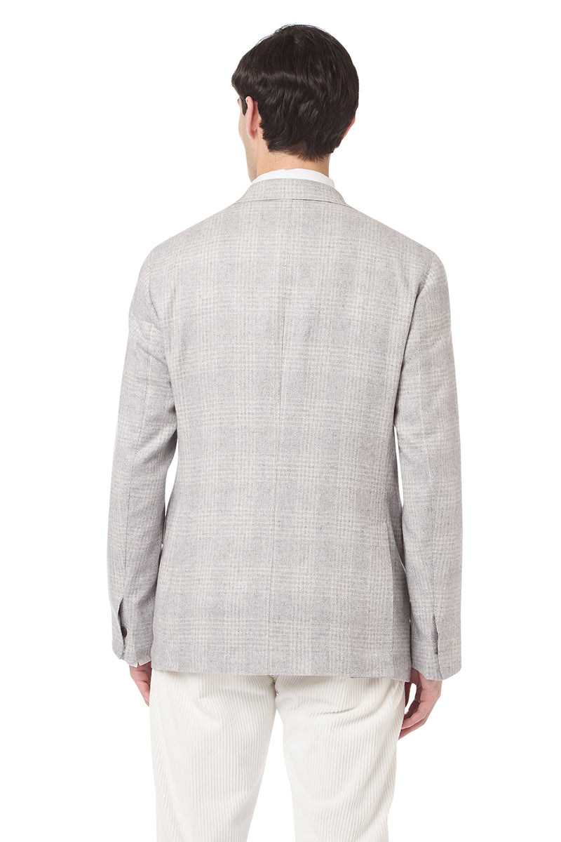 GIACCA MONOPETTO SETA CASHMERE