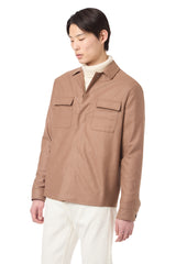 GIACCA-CAMICIA LANA SETA CASHMERE