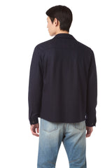 GIACCA-CAMICIA LANA GESSATA