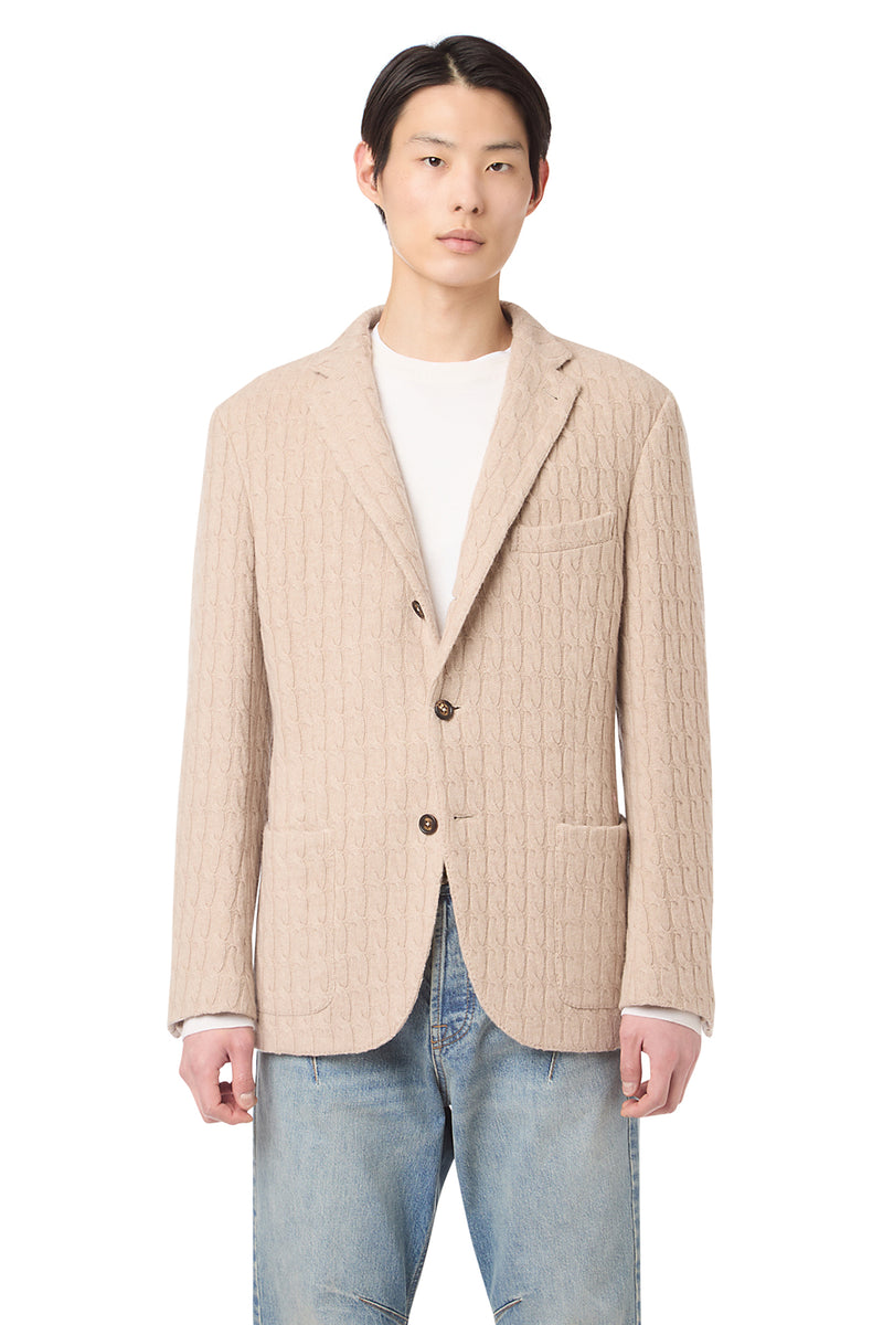 GIACCA MONOPETTO LANA CASHMERE