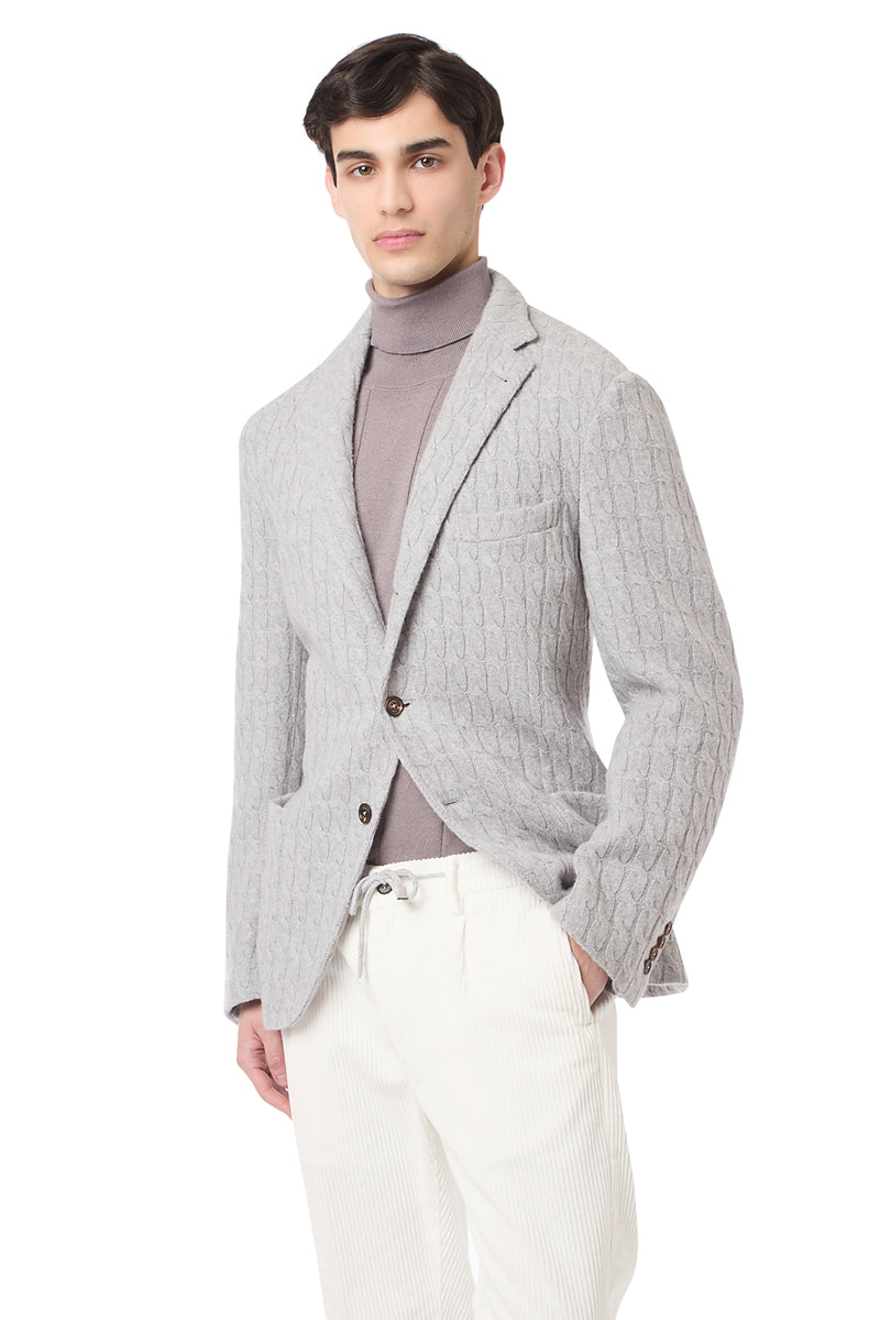 GIACCA MONOPETTO LANA CASHMERE