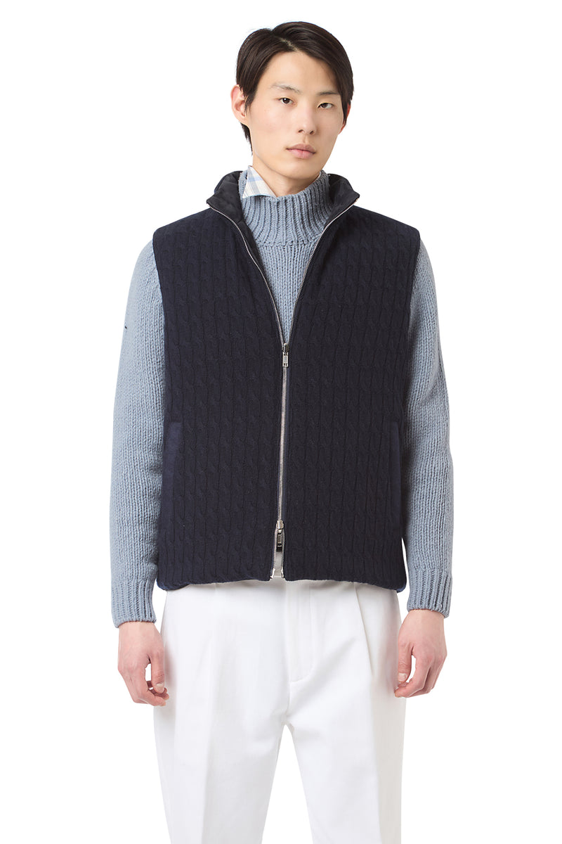 GILET REVERSIBILE SUEDE