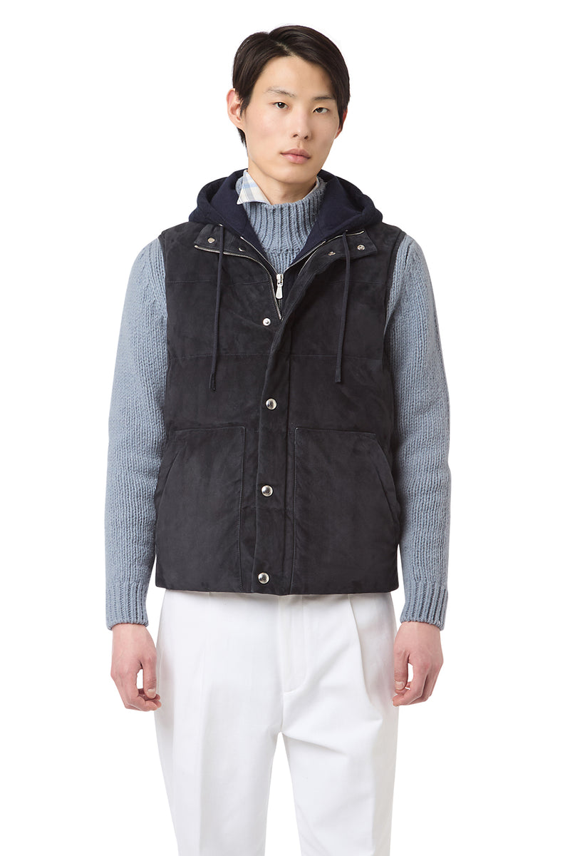 GILET REVERSIBILE SUEDE