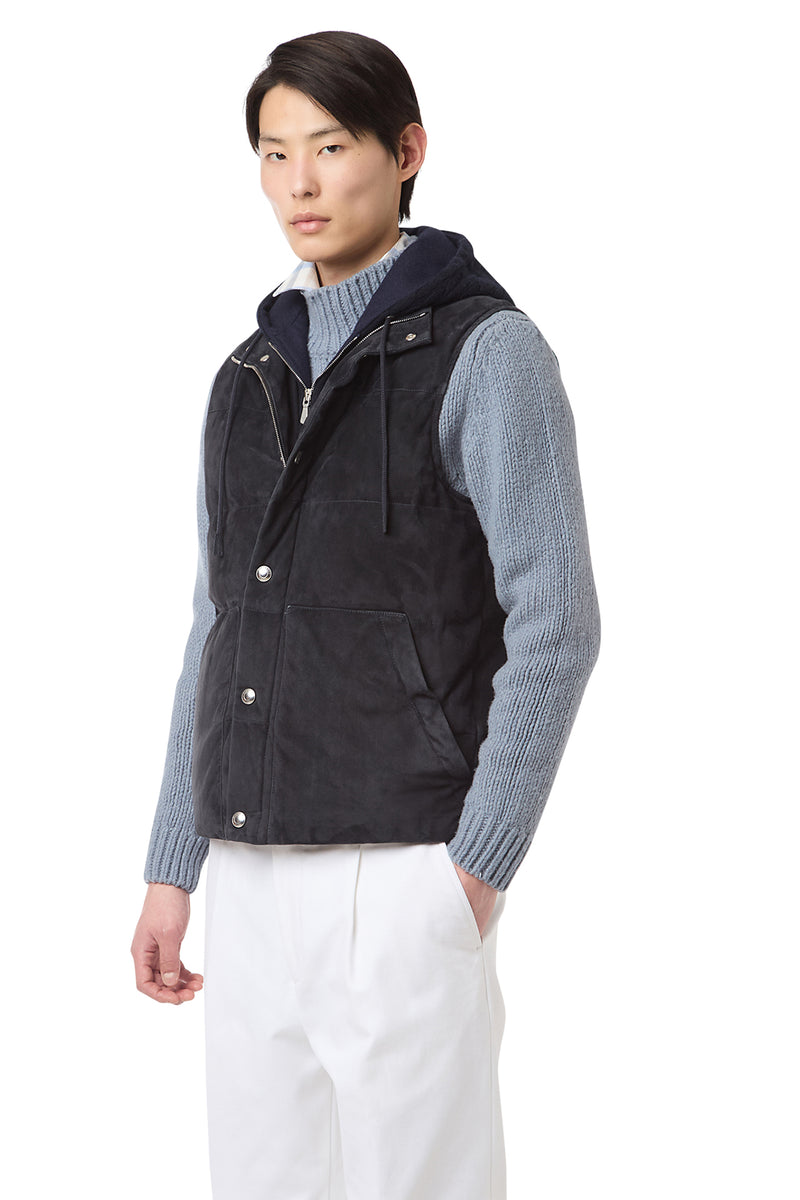 GILET REVERSIBILE SUEDE