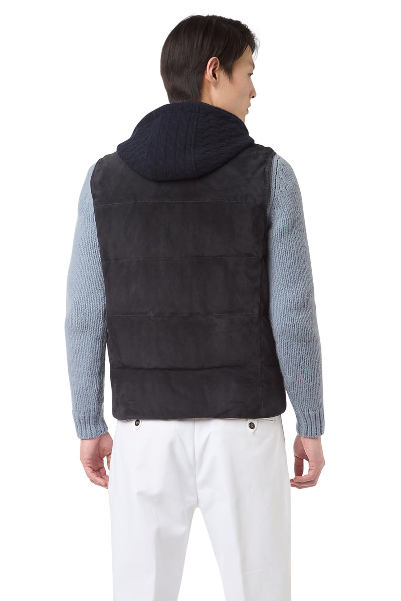 GILET REVERSIBILE SUEDE