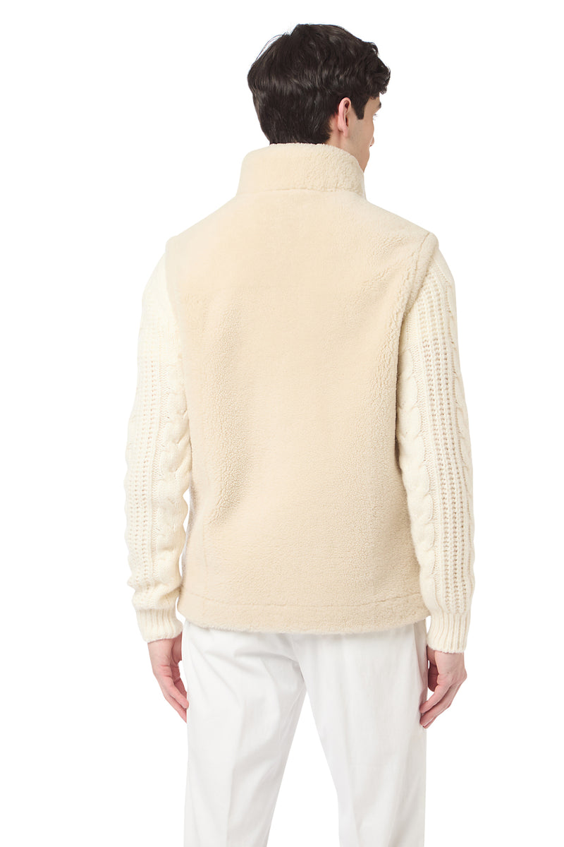 SHEARLING VEST