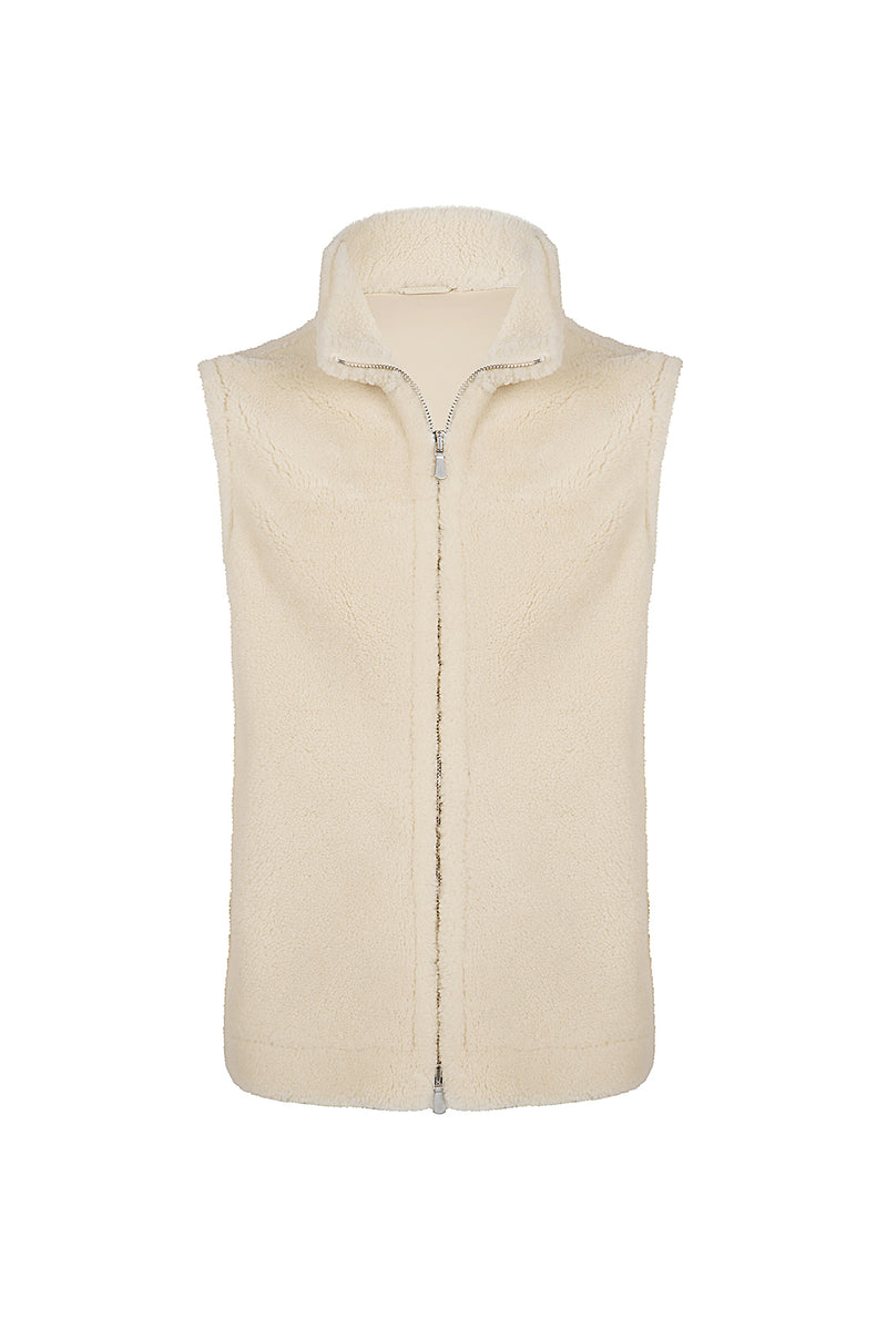 SHEARLING VEST