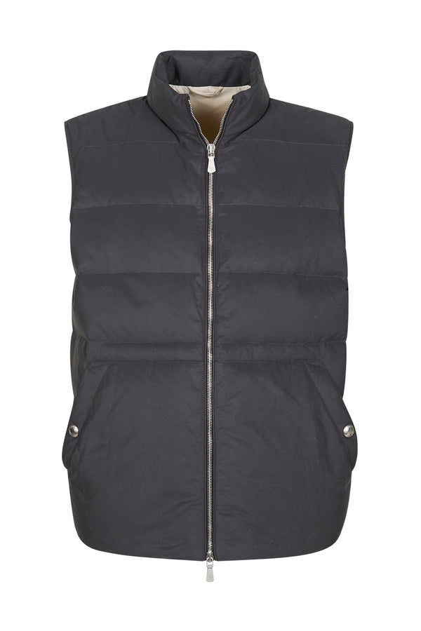 FEATHER VEST