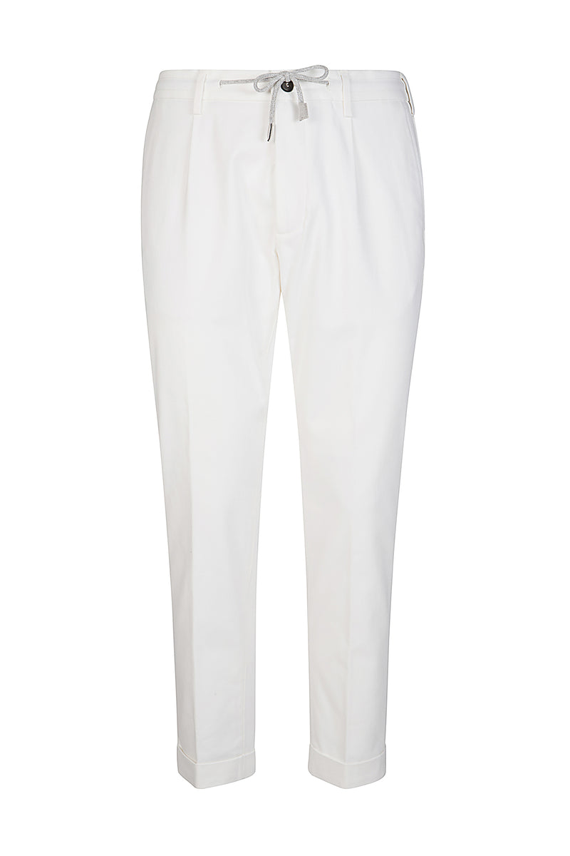 CASHMERE COTTON TROUSERS