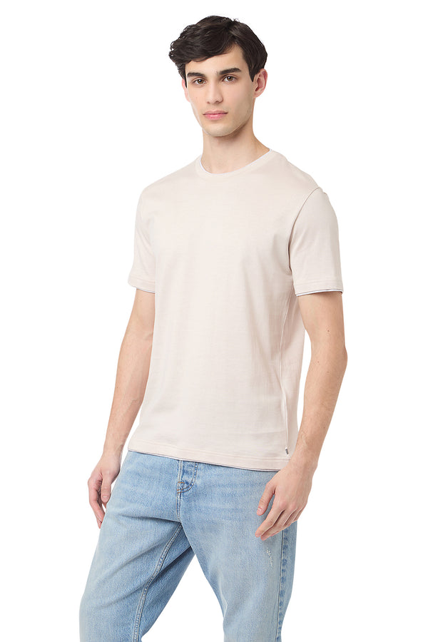 T-SHIRT GIROCOLLO COTONE JERSEY