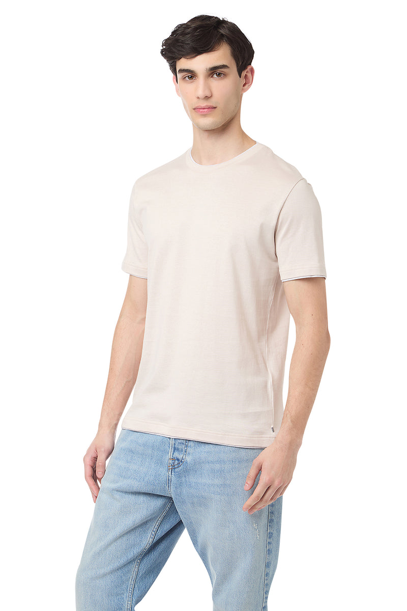 T-SHIRT WITH BORDERS