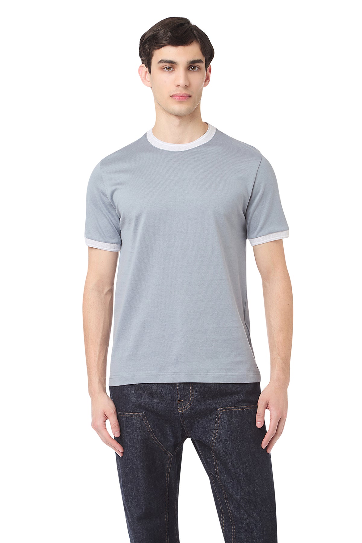 Tシャツ・カットソー Eleventy SS25 Eleventy Shirts Blue (K75CAMK02 TES0K17111) CREW NECK T-SHIRT – Eleventy Milano USA