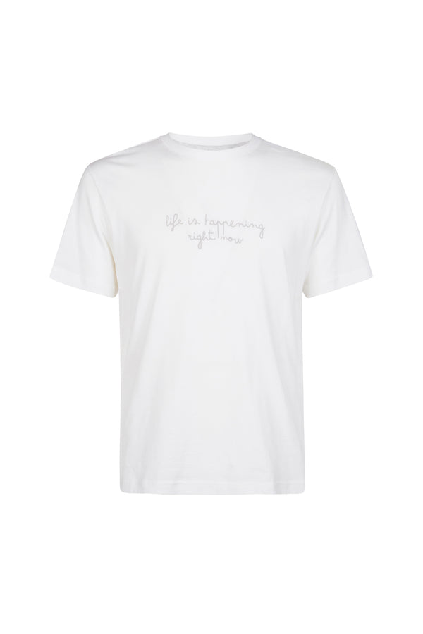 CREW NECK EMBROIDERY T-SHIRT