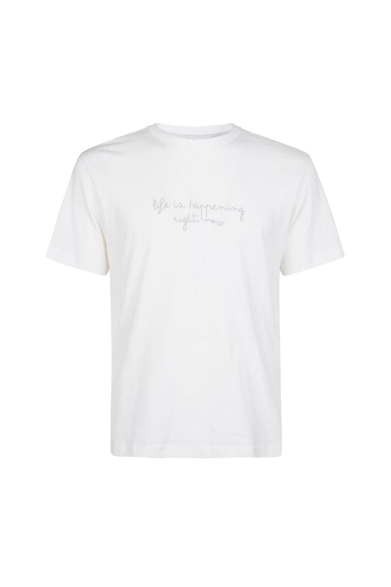 CREW NECK EMBROIDERY T-SHIRT
