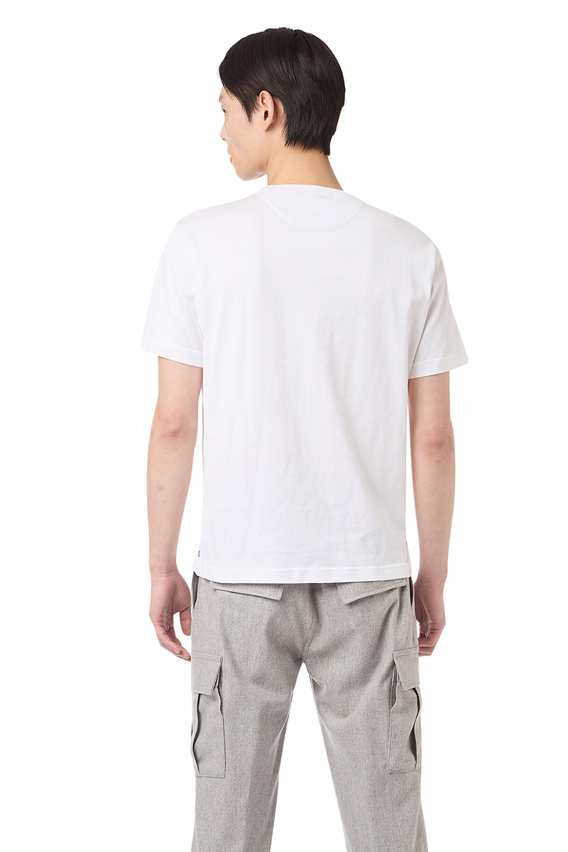 CREW NECK EMBROIDERY T-SHIRT