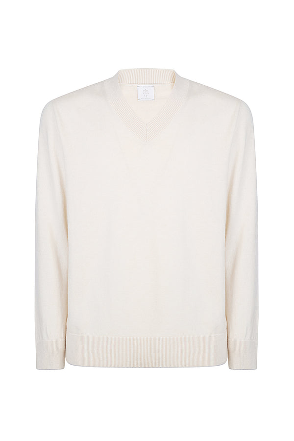 MAGLIA SCOLLO V CASHMERE