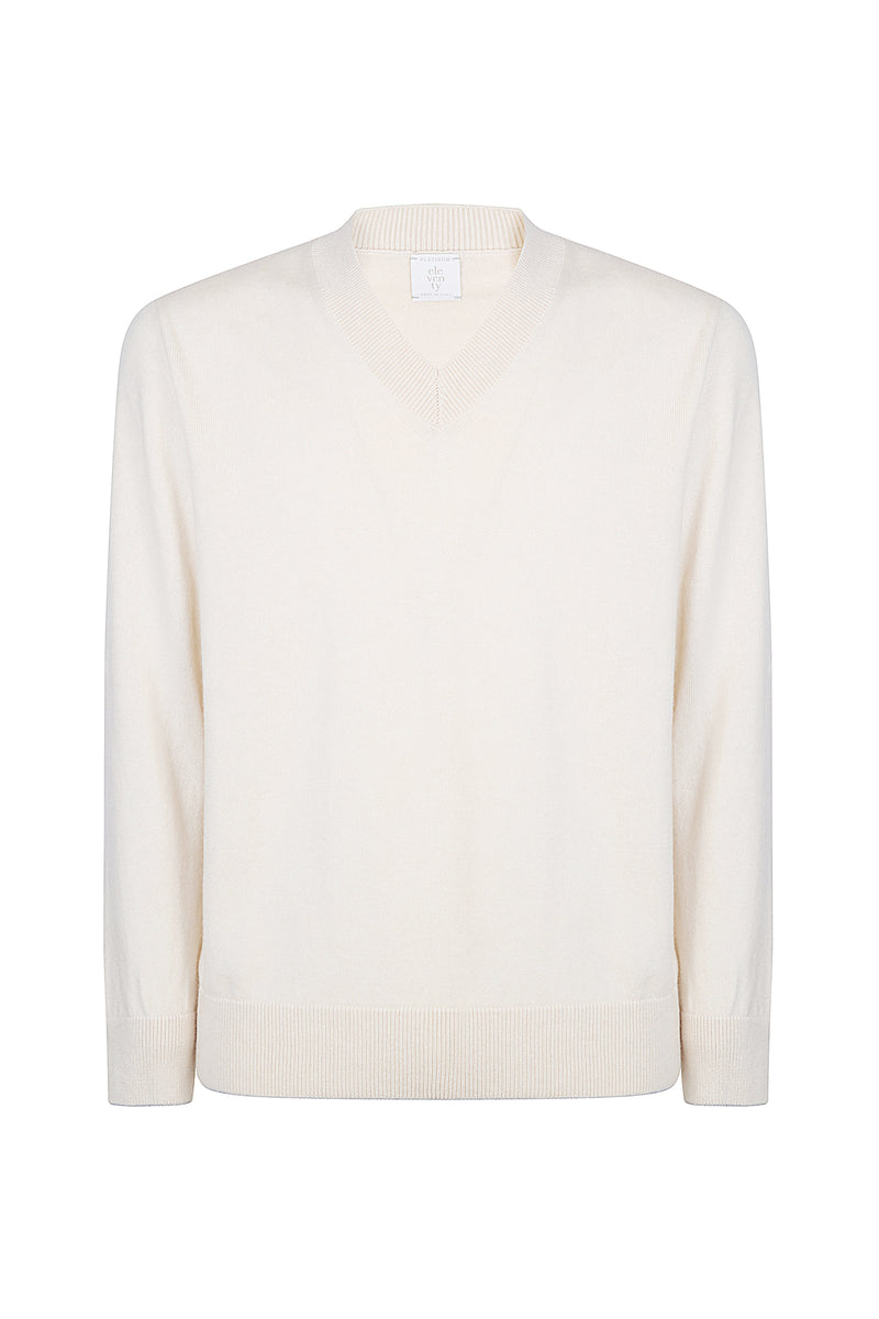 MAGLIA SCOLLO V CASHMERE