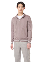 MAGLIA FULL ZIP MERINOS SETA