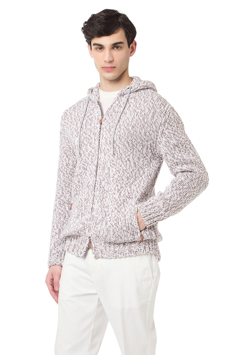FULL ZIP HOODED SWEATER