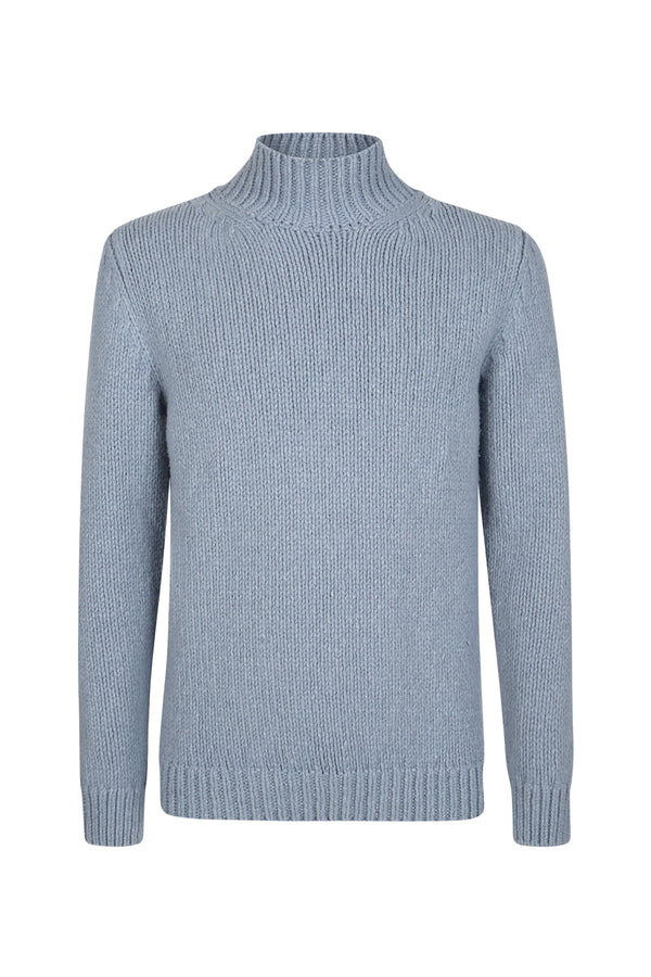 WOOL VULCANO NECK SWEATER