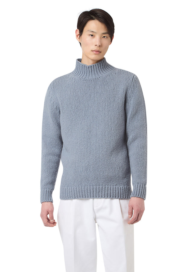 WOOL VULCANO NECK SWEATER