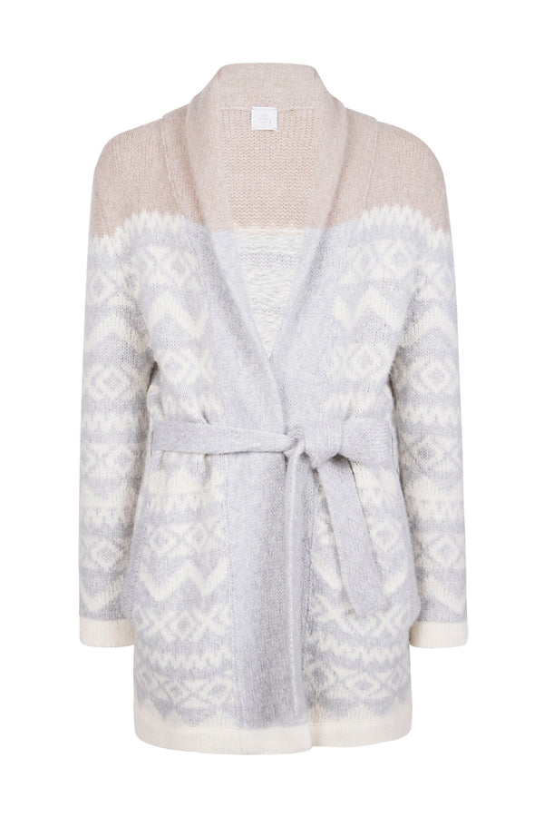 JACQUARD CARDIGAN SWEATER