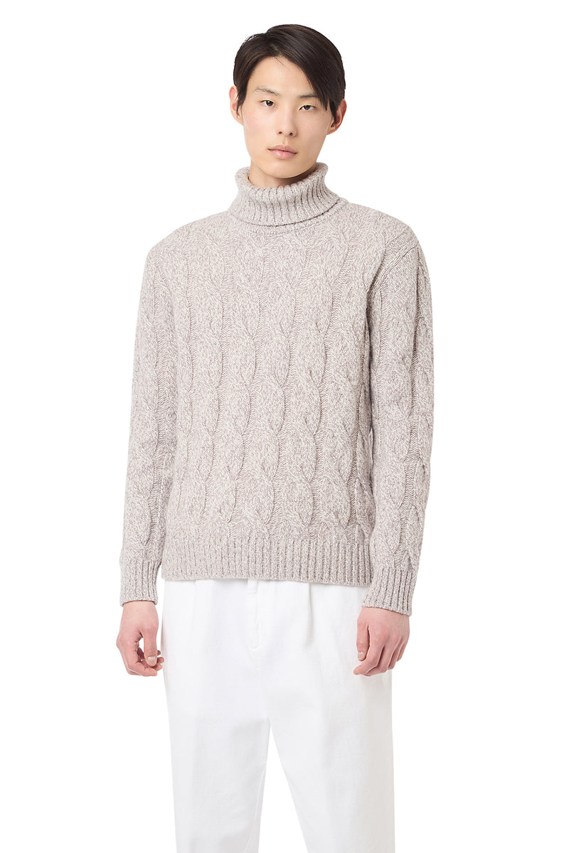 TURTLENECK BRAID SWEATER