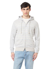 BI-MATERIAL JACKET SWEATER