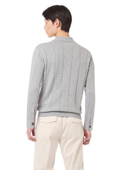 COTTON CASHMERE KNITTED POLO