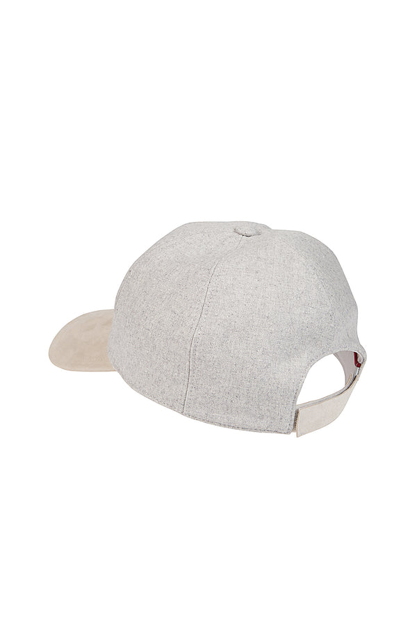 CAPPELLO FLANELLA BOTTONATA BISTRETCH E SUEDE