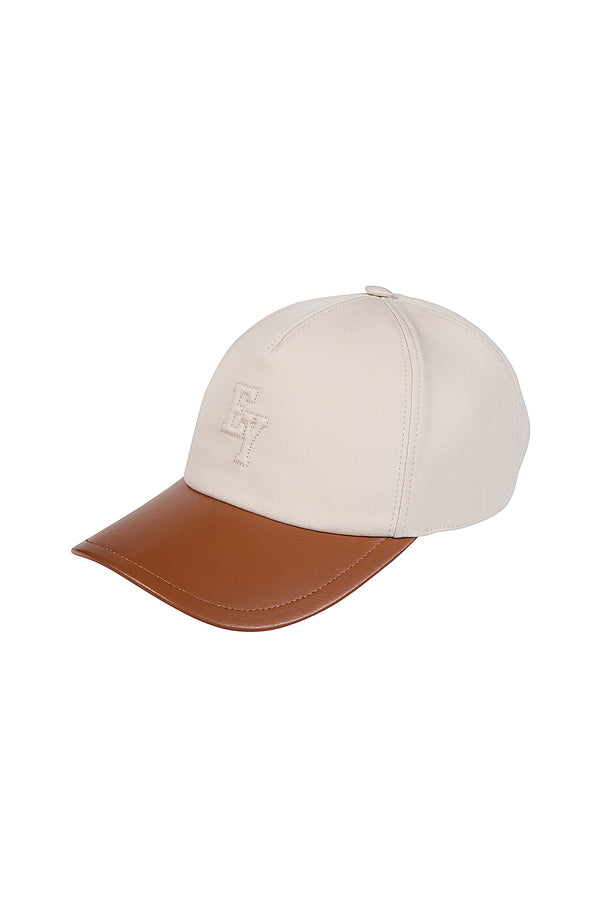 CAPPELLO SETA E PELLE