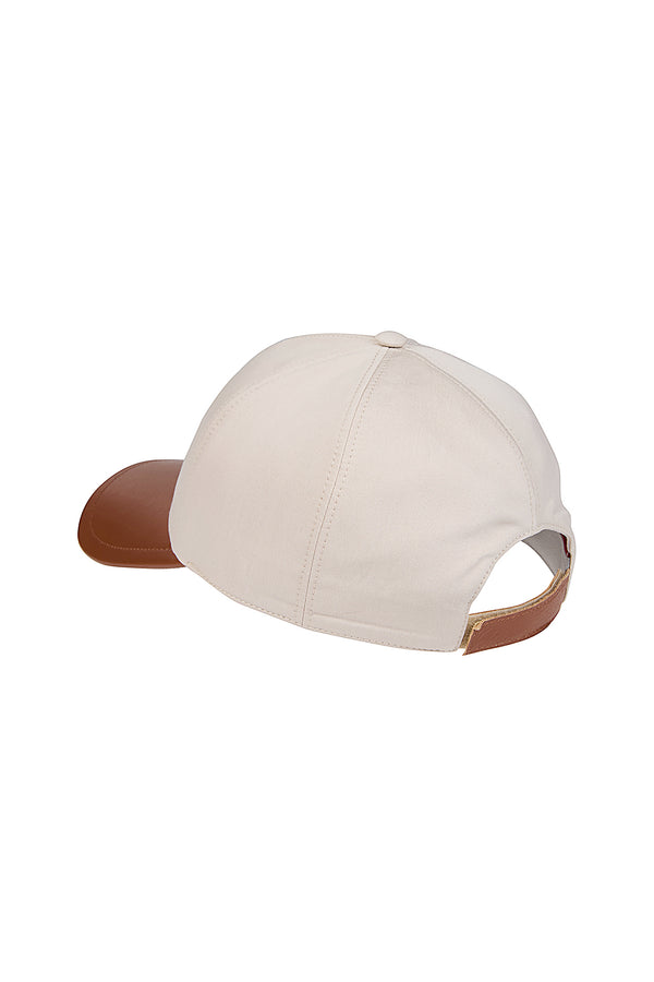 CAPPELLO SETA E PELLE