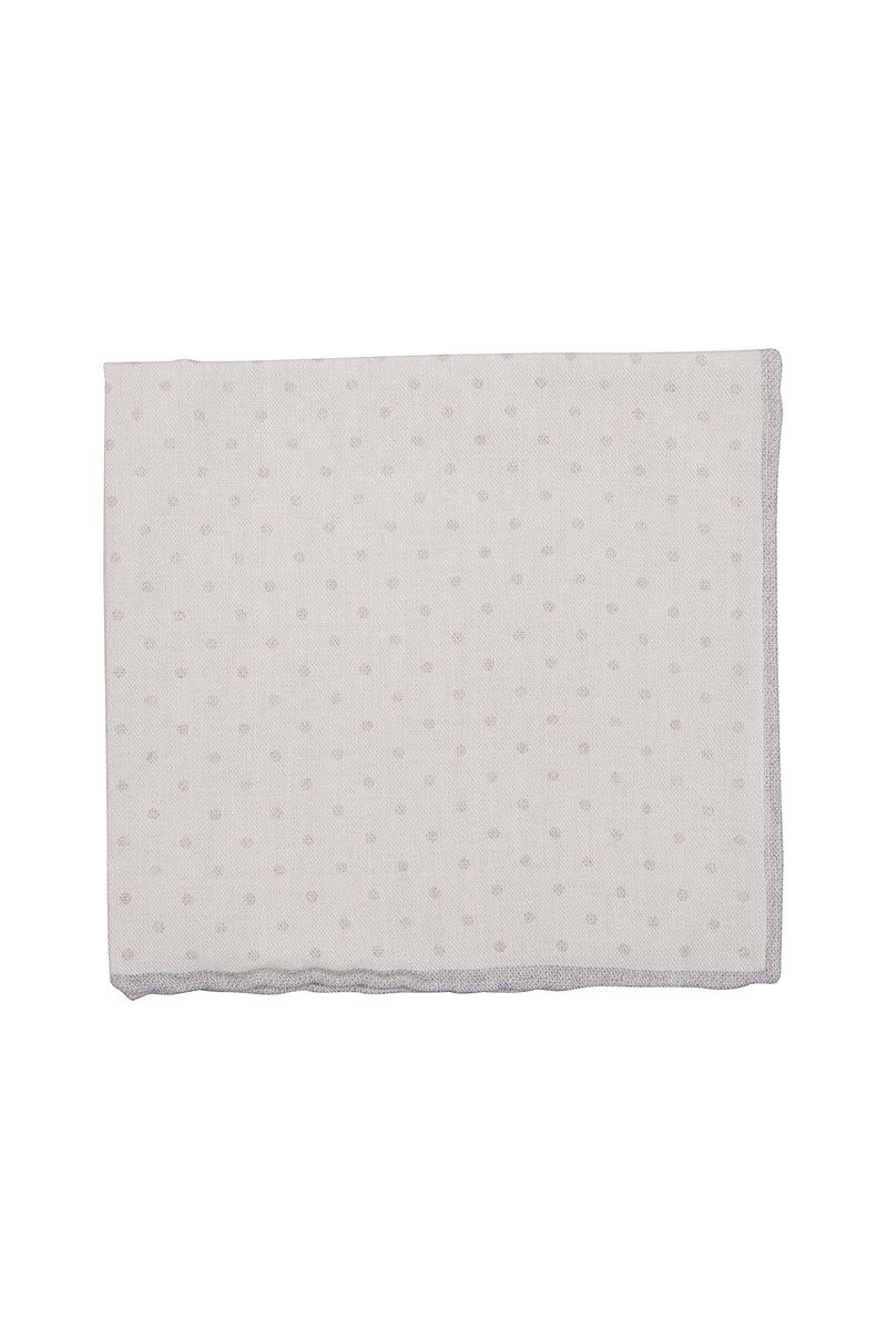 POCHETTE LANA COTONE POIS